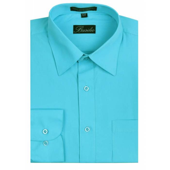 Mens turquoise dress shirts