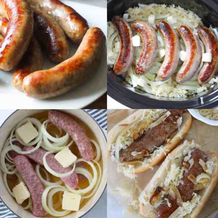 How to cook brats german style