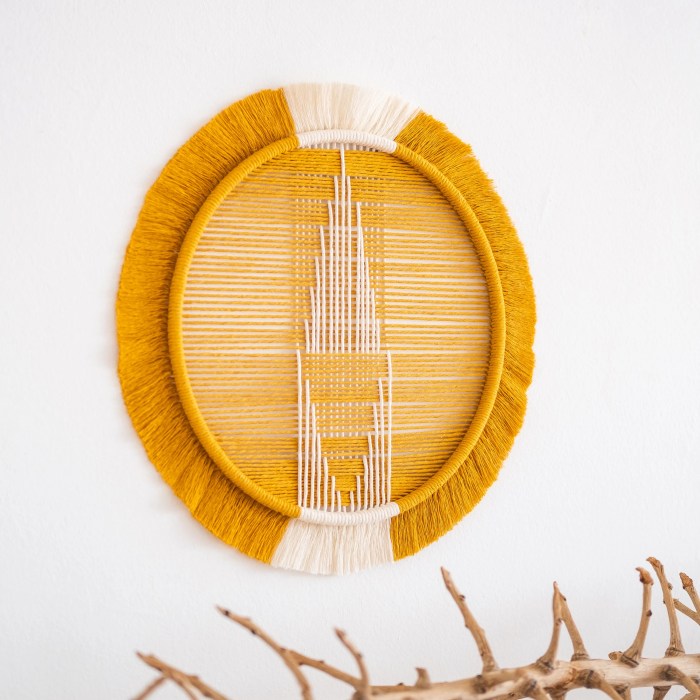 How to make circle hanging hoop decoration