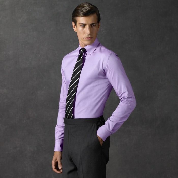 Lavender dress shirts for men