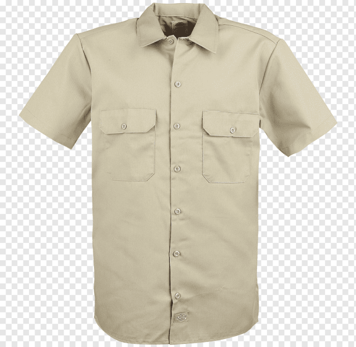 Mens short sleeve dress shirt with tie